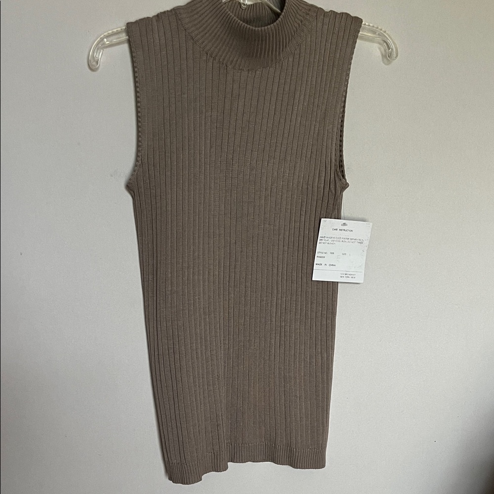 Basic Requirements Ribbed Silk Sweater - Picture 3 of 3